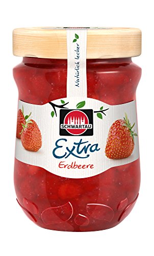 Schwartau Extra Erdbeere, Konfitüre, 6er Pack (6 x 600 g)