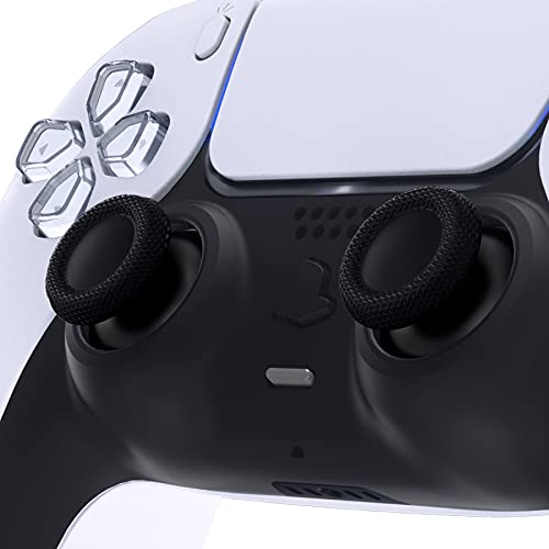 image for eXtremeRate Black Replacement Thumbsticks for PS5 Controller, Custom A