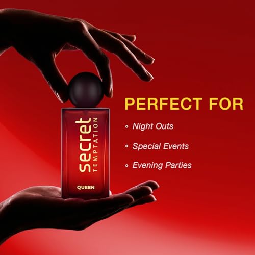 Image of Secret Temptation Queen Perfume for Women, 100ml | Long-Lasting Luxury Fragrance | Bold & Regal Scent |Gift for Women | Elegant & Empowering Perfume for Girls |