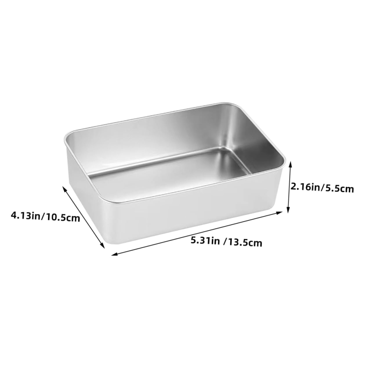 PRETYZOOM 10 Pièces Assiette De Tiramisu Poêle à Frire Plaque De Cuisson Moules à Pâtisserie Rôtissoire Cuisson Du Moule à Moules à Gâteaux Accessoires De Pâtisserie Acier Inoxydable