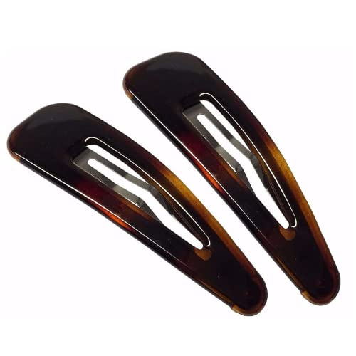 Parcelona Pinzas para el Cabello French Clic Clac 8.7 cm miniatura 1
