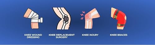 Miniatura 6 de EXQUISITO Rodillera moldeada para ducha  Disponible en 3 tamaños  Protector de rodilla reutilizable después de la cirugía para heridas de rodilla,