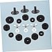 BESPORTBLE 21pcs Drum Kit Felt Pads Slip Drum Replacement Washers Non-slip Friction Pads for Cymbal Stands Full Protection Kit