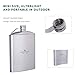 iBasingo 250ml Titanium Hip Flask Set with Sake Cup Outdoor Camping Flat Liquor Flask Alcohol Whiskey Wine Flagon Mug Set Wearproof Wine Pot with Drinking Cup for Travel Picnic A-Ti3064D
