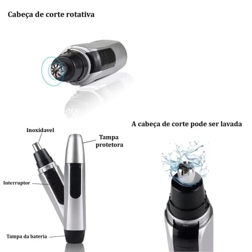 Aparador Facial Pêlos De Nariz Sobrancelha Ouvido Bigode