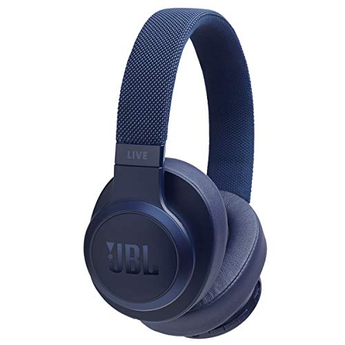 Casque audio bluetooth JBL Live 500BT bleu binaural avec arceau et micro