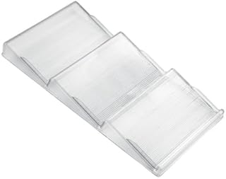 iDesign 55030 Spice Organiser for Drawer, Versatile Plastic Kitchen Drawer Organiser for Spices, Practical Drawer Insert for Herbs and Spices, Clear