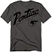 Chief Pontiac General Motors Logo T Shirt & Stickers (X-Large) Charcoal