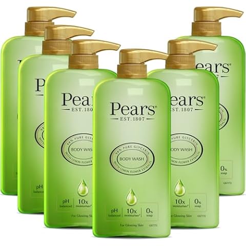 Pears Pure & Gentle Body Wash with Lemon Flower Cover