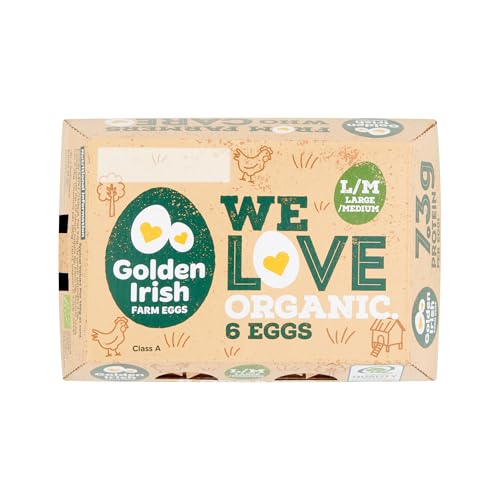 Golden Irish Organic Free Range Eggs 6s 348g - Chilled