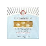 First Aid Beauty - Gentle Cleansing Bar, Luxurious Soap Bar, Body Wash with Squalane, Allantoin, and Shea Butter for Smooth, Clean Skin, Fragrance-Free, Safe for Sensitive Skin, 4.5 oz