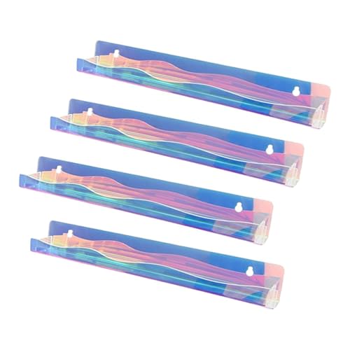 Perfeclan Organizzatore di smalti per Le Unghie Organizzatore di Occhiali da Sole Regali di Rossetto Acrilico Scaffale Parete del Profumo Unghie, Scaffale di, 4 Pezzi