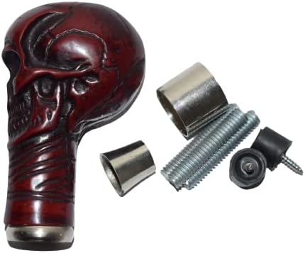 Miniatura 5 de Mango de calavera roja con ketet completo para bastón hermoso regalo