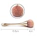 Self tanner Makeup Brush,Large Powder Mineral Brush，Powder Brush and Blush Brush for Daily Makeup (Rose Gold)