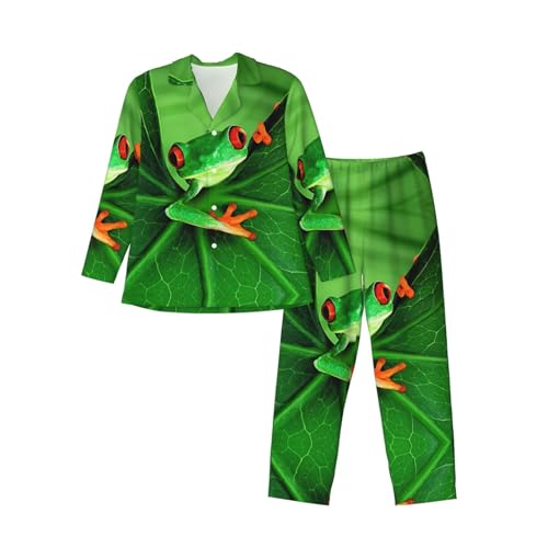 Pyjama doux pour homme boutonné avec poches pour un ajustement parfait et un confort thermique