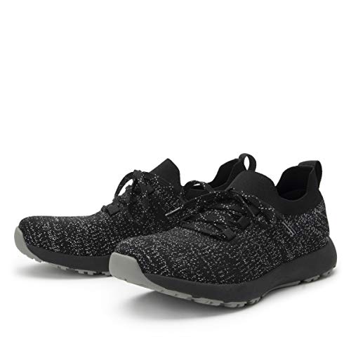 TRAQ by Alegria Women's Froliq Zesty Black Smart Walking Shoe 13 M US