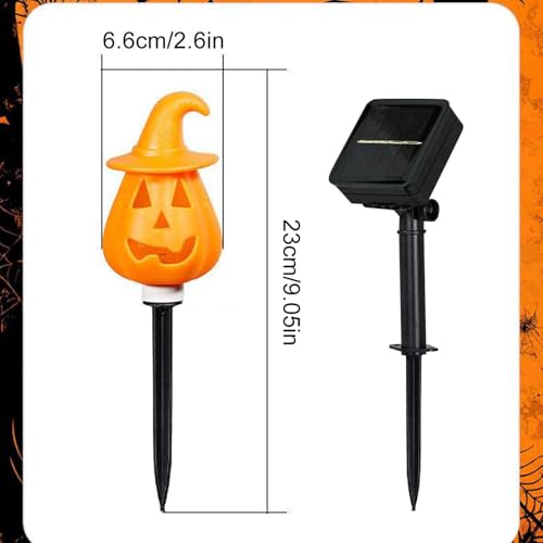Décorations d'Halloween étanches avec support réglable pour allée - 6