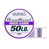 モーリス VARIVAS(バリバス) リーダー オーシャンレコードショックリーダー ナイロン 50m 12号 50lb ミスティーパープル