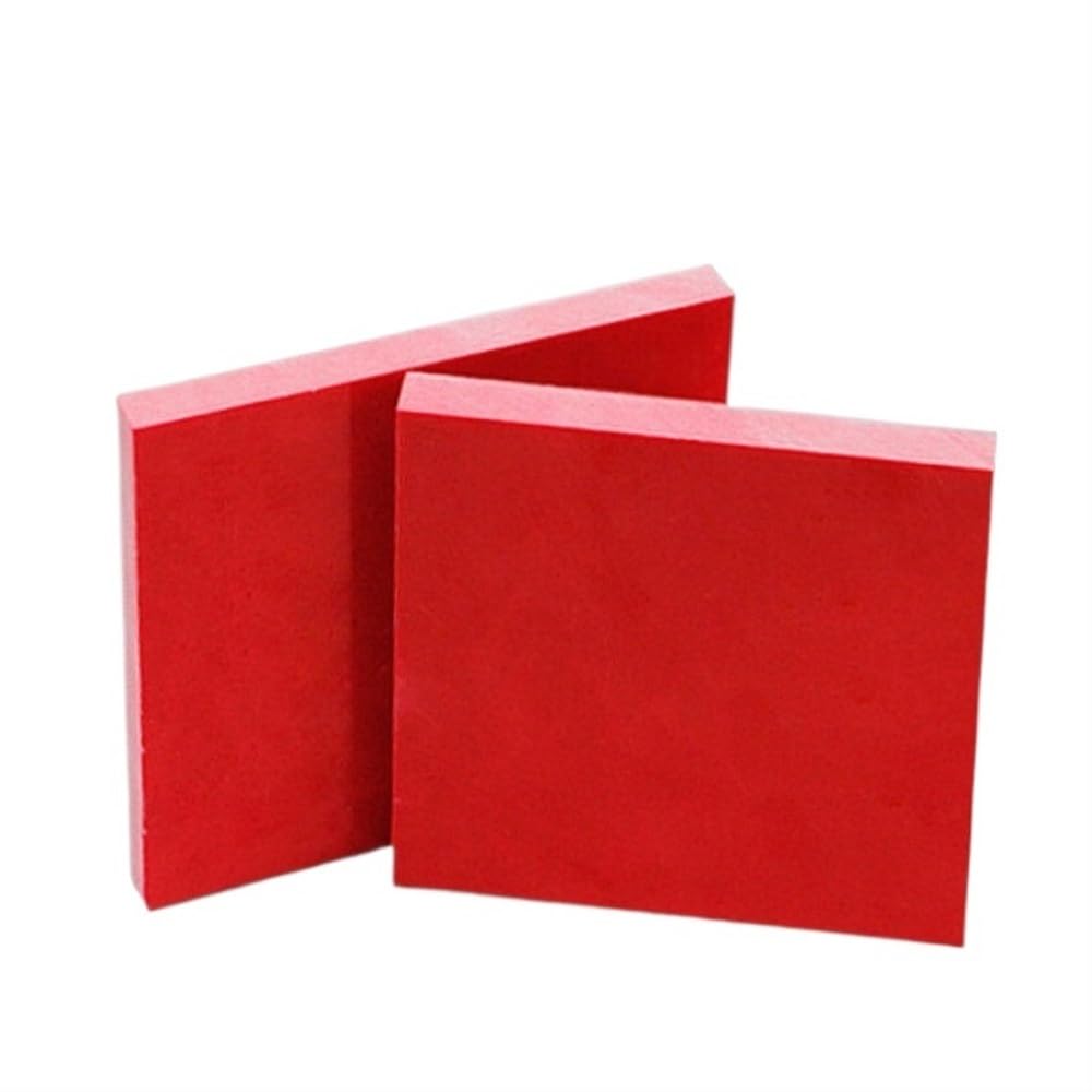 Pannello in plastica fenolica 1 pezzo Pannello rosso GPO-3, Pannello in fibra di vetro GPO-3, Foglio resistente al calore GPO-3 rosso 200 * 250 mm, Laminato in resina poliestere insatura(200x250x2mm)