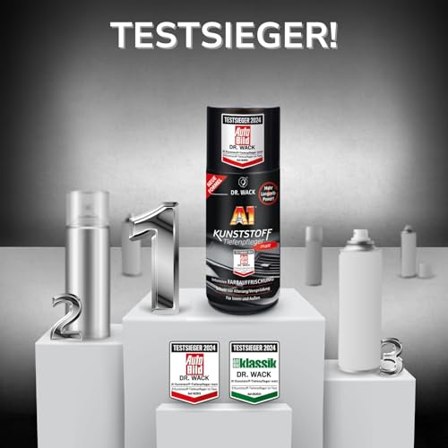 DR. WACK - A1 Kunststoff Tiefenpfleger matt 250 ml - Auto Kunststoffpflege für innen & außen - UV-Schutz & Schutz vor Alterung/Versprödung… – Ansicht 3