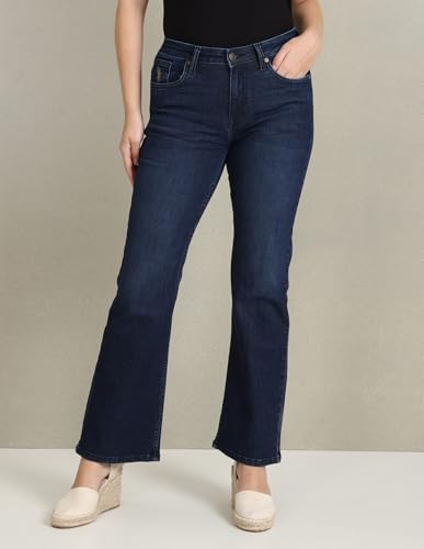 Image of U.S. Polo ASSN. Women's Slim Fit High Rise Jeans
