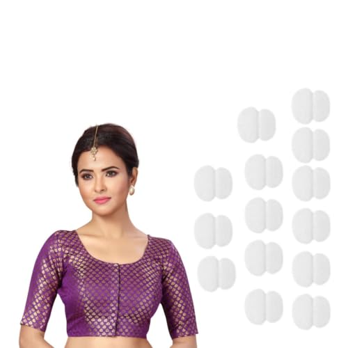 Image of Studio Shringaar Women's Zari Brocade Stitched Elbow Length Sleeves Saree Blouse