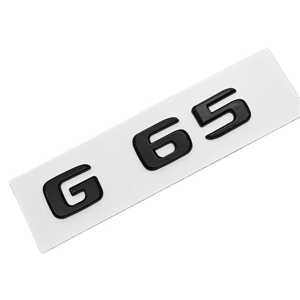 YTQMoreBNZ YYDStes ABS Car Letters Logo G55 G63 G65 Sticker Rear Trunk Badge Emblem Decals Compatible With Mencedes Menz AMG G55 G63 W463