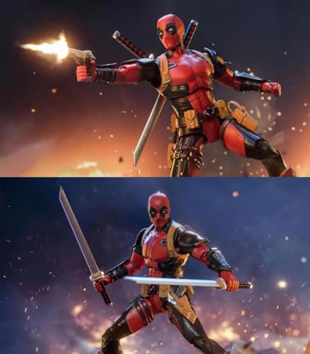 Image of ZD Box Toys Collectible Action Figure Full Box Set: Anniversary Series Non-Luminous Version 1:10 Scale 17cm Super Hero (Dead-P Warrior)