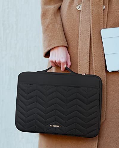 Bagsmart 13-14 Inch Laptop Sleeve With Handle, Puffy Padded Laptop Case Bag, Portable Macbook Case Sleeve Fitted With Macbook Air Pro 13.3 Inch 14 Inch, Computer Sleeve Fitted With Dell,Hp #TOP7