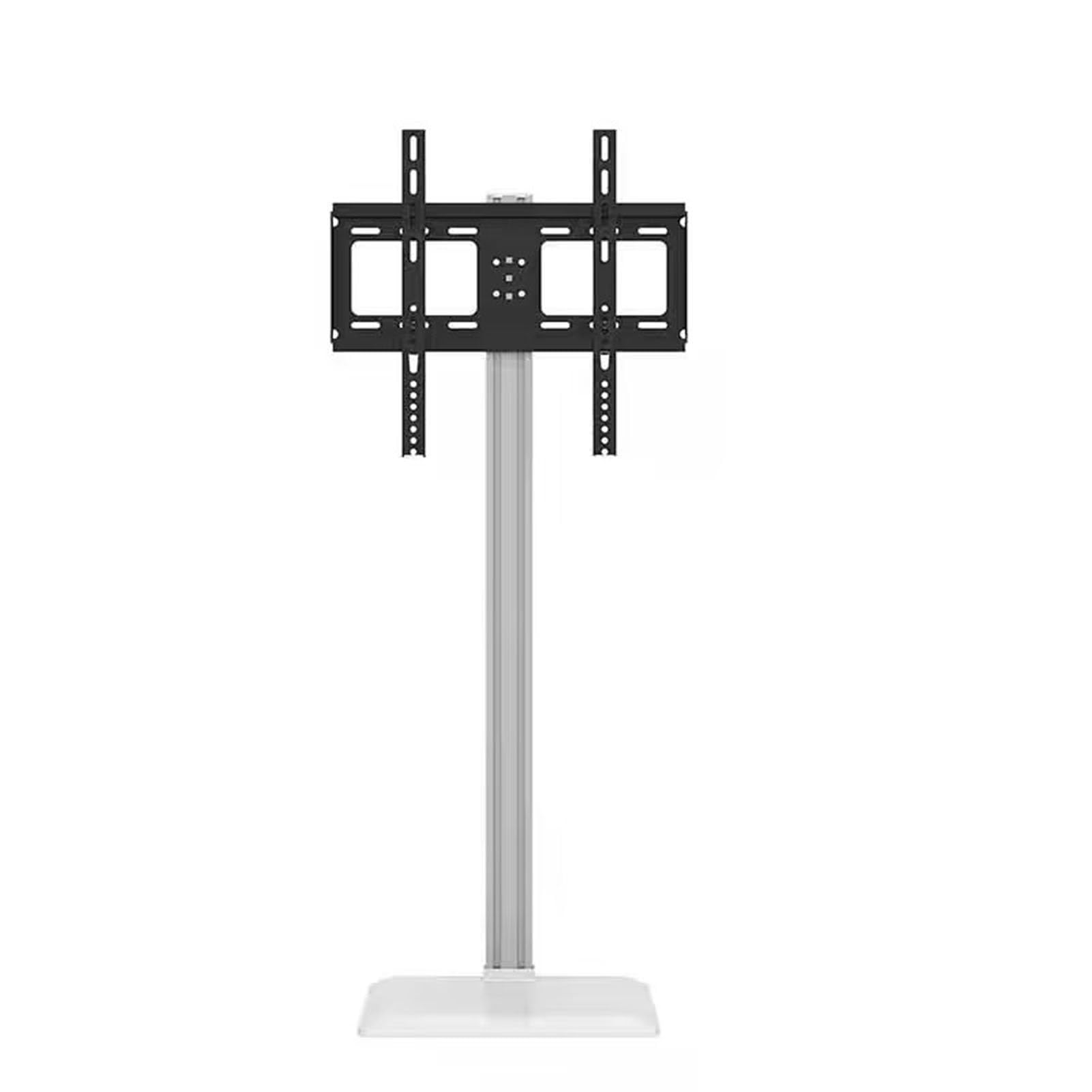 Chariot TV mobile pour angle et chambre meuble portable blanc 37-65