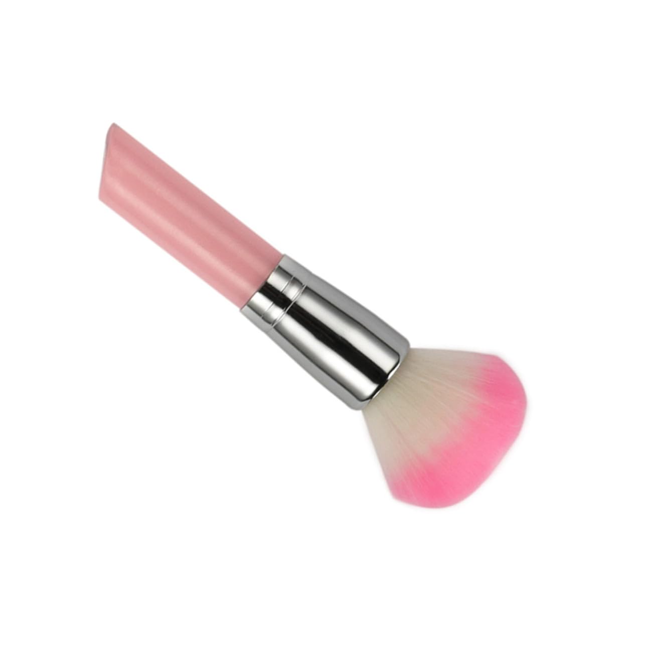 TOVINANNA Blush Makeup Brush for Women Pink Facial Highlighter Nylon Fiber Portable