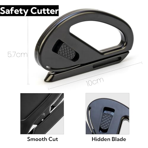 Wallpaper and Vinyl Wrap Installation Tool Kit - Includes 4inch & 8inch Felt Edge Squeegees, Trimmer Tool, for Window Tint, Stickers, Protective Films, Transfer Film, Signboards - Image 2