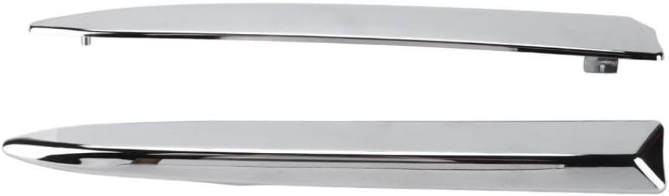 Chrome Trim Upper Molding Compatible with Car Front Bumper Compatible With 2007 To 2015 Models Automotive Exterior Accessories
