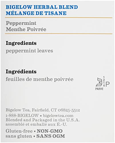 image for Bigelow Tea Bigelow Peppermint Herbal Tea 28-Count Boxes (Pack of 6) C