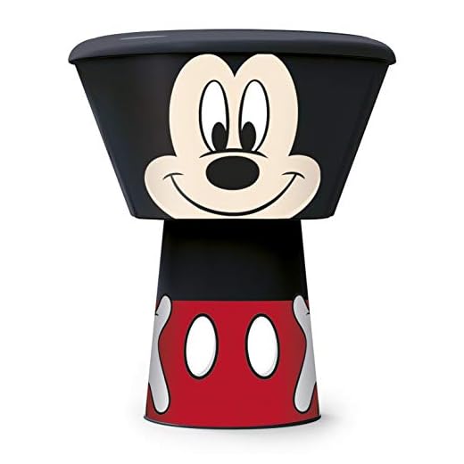 Disney Mickey Mouse Childrens Stacking Meal Set, Red, Set of 3