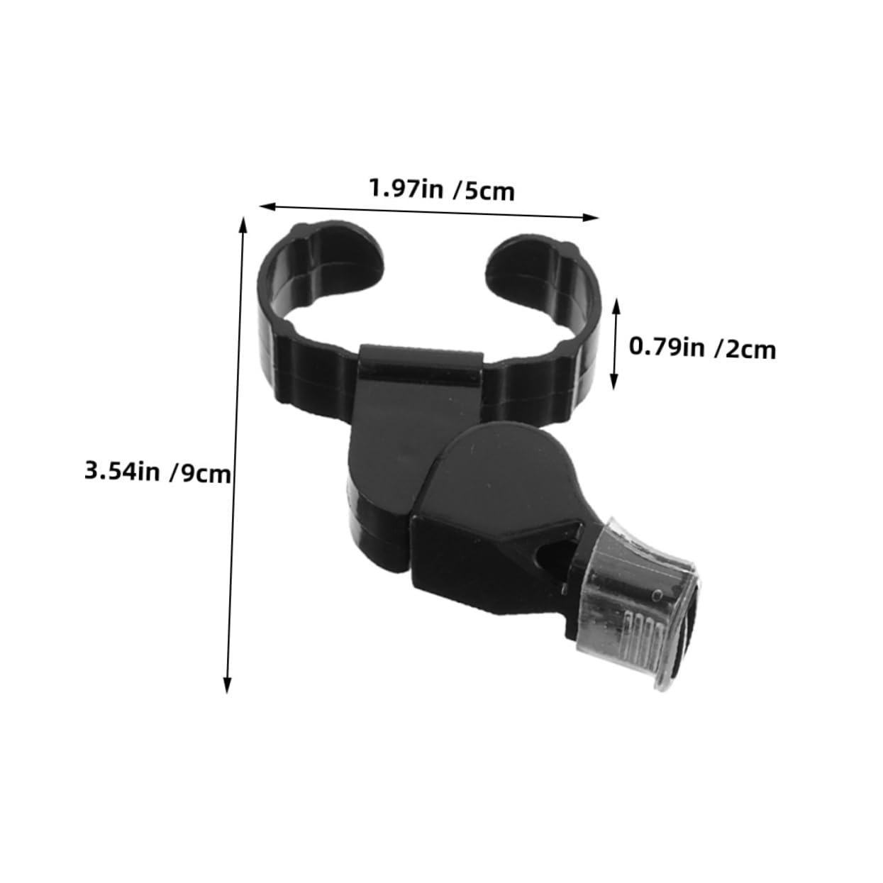 KOMBIUDA 4pcs Sports Whistle Ring Attachment Dual Tone Design for Referees Loud Sound for Basketball Volleyball Emergency Situations