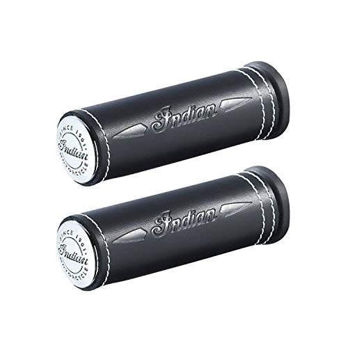 Indian Motorcycle Genuine Leather Handlebar Grip Wraps, Pair - 2879999-01