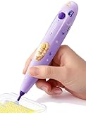 ARTDOT Elektrischer Diamond Painting Stift Set, ein Kabelloser Automatischer Wachsstift als Zubehör für Diamant Painting Erwachsene Blider, lila