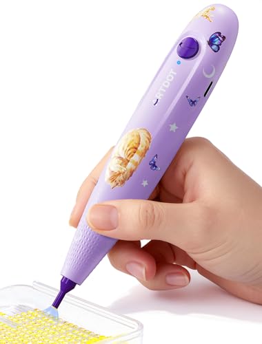 ARTDOT Wireless Vacuum Pen for Diamond Art Kit for Adults Long-Lasting Electric Pen for Diamond Painting Accessories and Tools