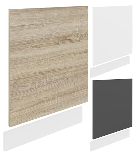 VCM Frontblende Küchenmöbel Spülmaschine Geschirrspüler Blende Geschirrspülerfront Küchenzeile Küche Esilo 60, Weiß