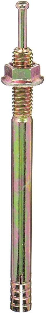 Hex Nut-Head Hammer Drive Pin Anchor, 1-3/4"L x 1/4" Dia, 50 PK Steel U70651.025.0175-1 Each