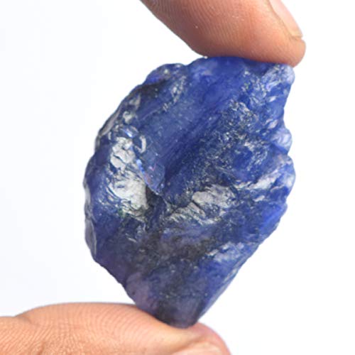 Gemhub Natural Raw Rough Gemstone 87.00 Ct Rare Blue Sapphire Loose Gemstone For Reiki And Energy Crystal #TOP1