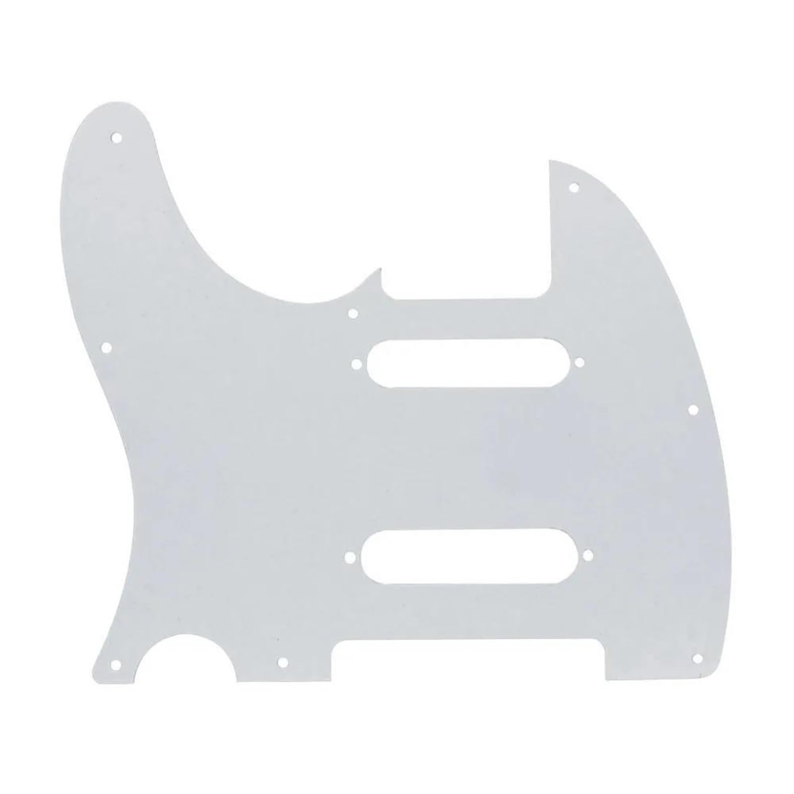 Pickguard Do Gitary Elektrycznej Standardowy 1 Szt 8 Otworowy TL Gitara Elektryczna Pickguard ScratchPlate Ze Śrubami(White 4ply)