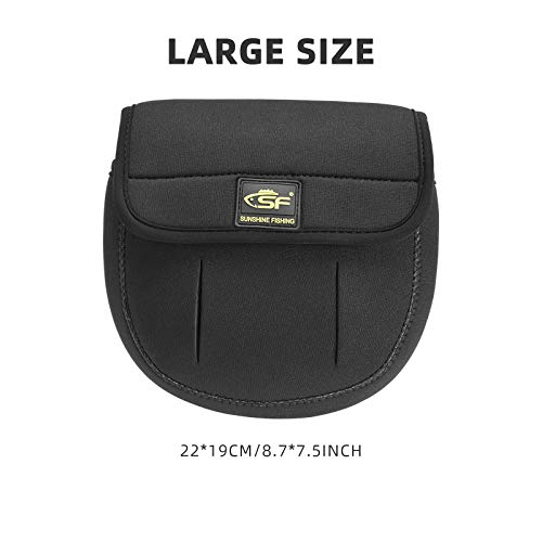SF Spinning Reel Cover Case Bag Pouch Glove Fit up 7000 or up Series Spinning Reels L - Thumbnail 7