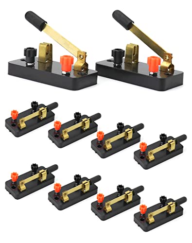 Interrupteur électrique unipolaire QWORK en lot de 10 pour circuits