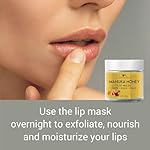 Lip Mask & Lip Balm - leave-on Overnight repair and nourish lip mask or lightweight non-sticky daytime lip care with Vitamin C, Antioxidants, Manuka honey, Stem cells, 1 oz. - Image 3