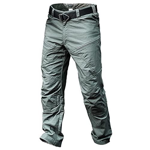 Navekull Men's Outdoor Tactical Pants Rip-Stop Combat Military Cargo Pants Lightweight Army Work Hiking Trousers Water-Resistant #TOP27