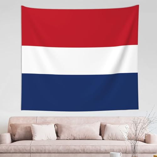 Tapisserie drapeau hollandais pour salon et chambre d'étudiant cocooning