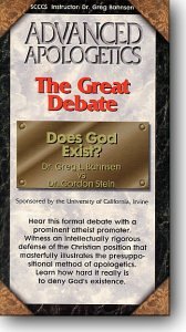 The Great Debate - Does God Exist? Dr. Greg L. Bahnsen Vs. Dr. Gordon ...