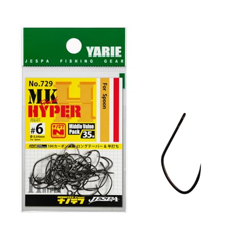 YARIE(ヤリエ) No.729 MK Hyper エムケーフックハイパー 1000円パック (6号)のサムネイル